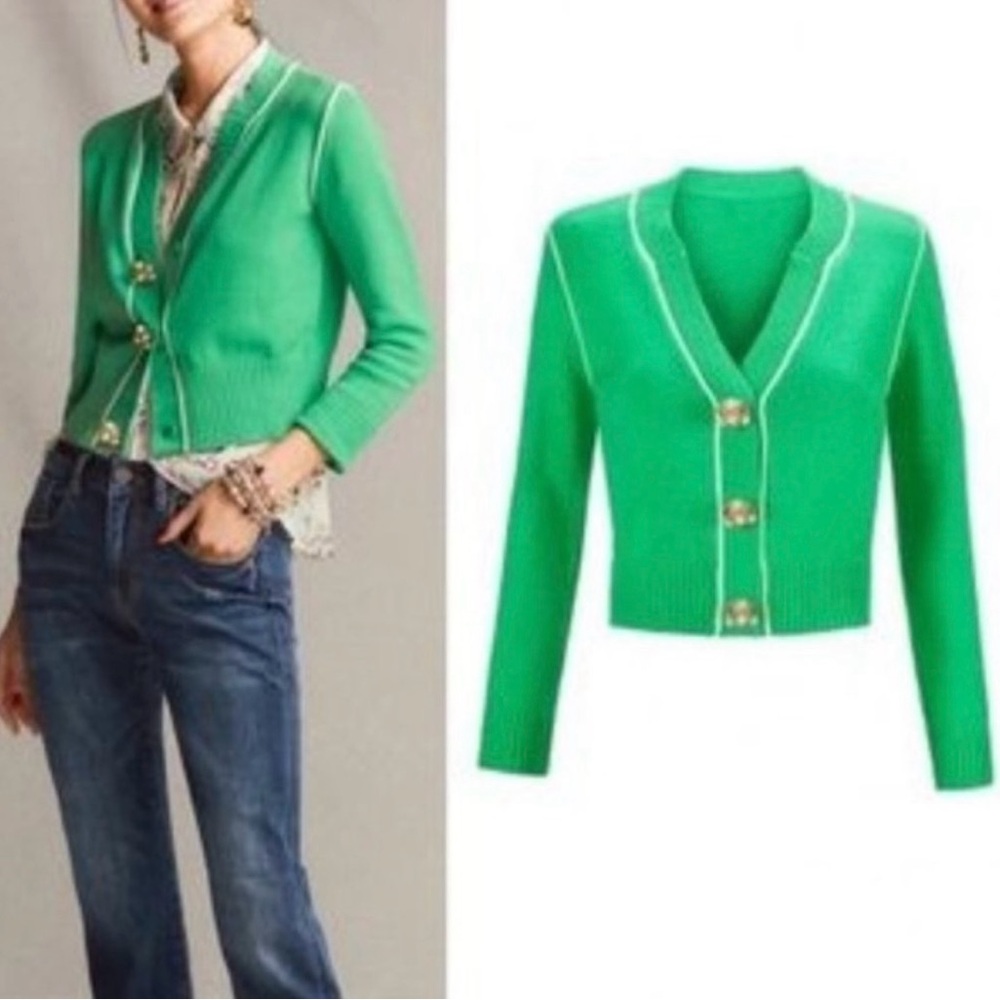 Cabi 5459 Wallis jewel sweater size medium. - new in bag with buttons wrapped